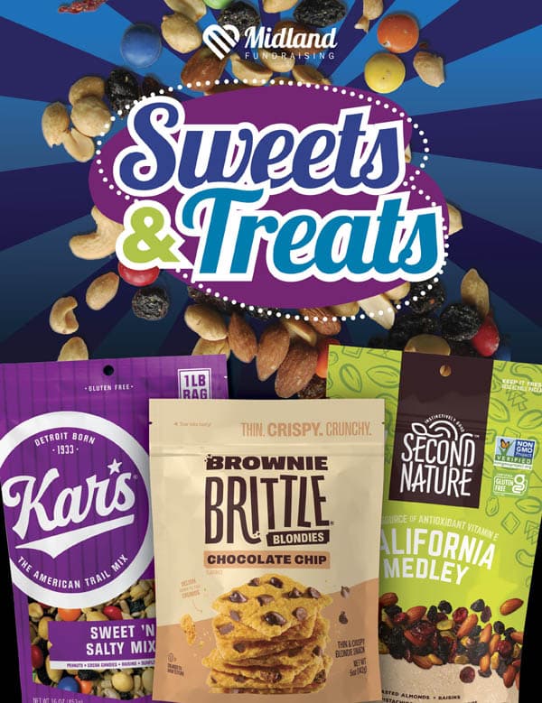 sweats and treats 2025 catalog | Midland Fundraising