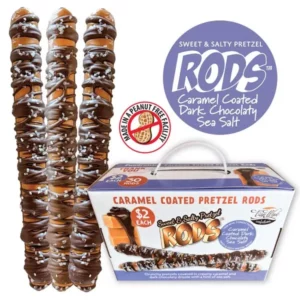 Caramel Sea Salt Pretzel Rods $2 Pack | Presented by Midland Fundraising