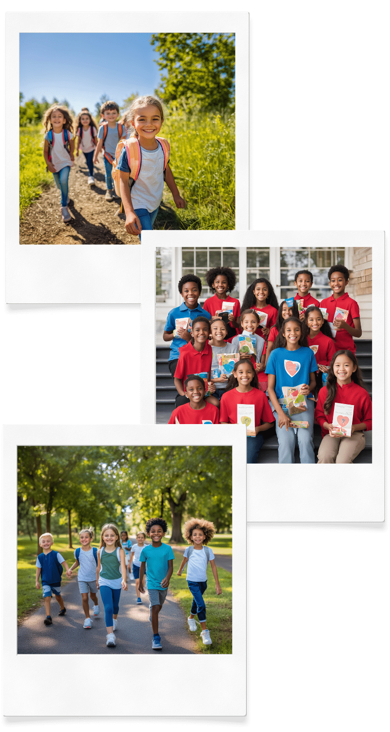 Walk-a-thon 3 images | Presented by Midland Fundraising